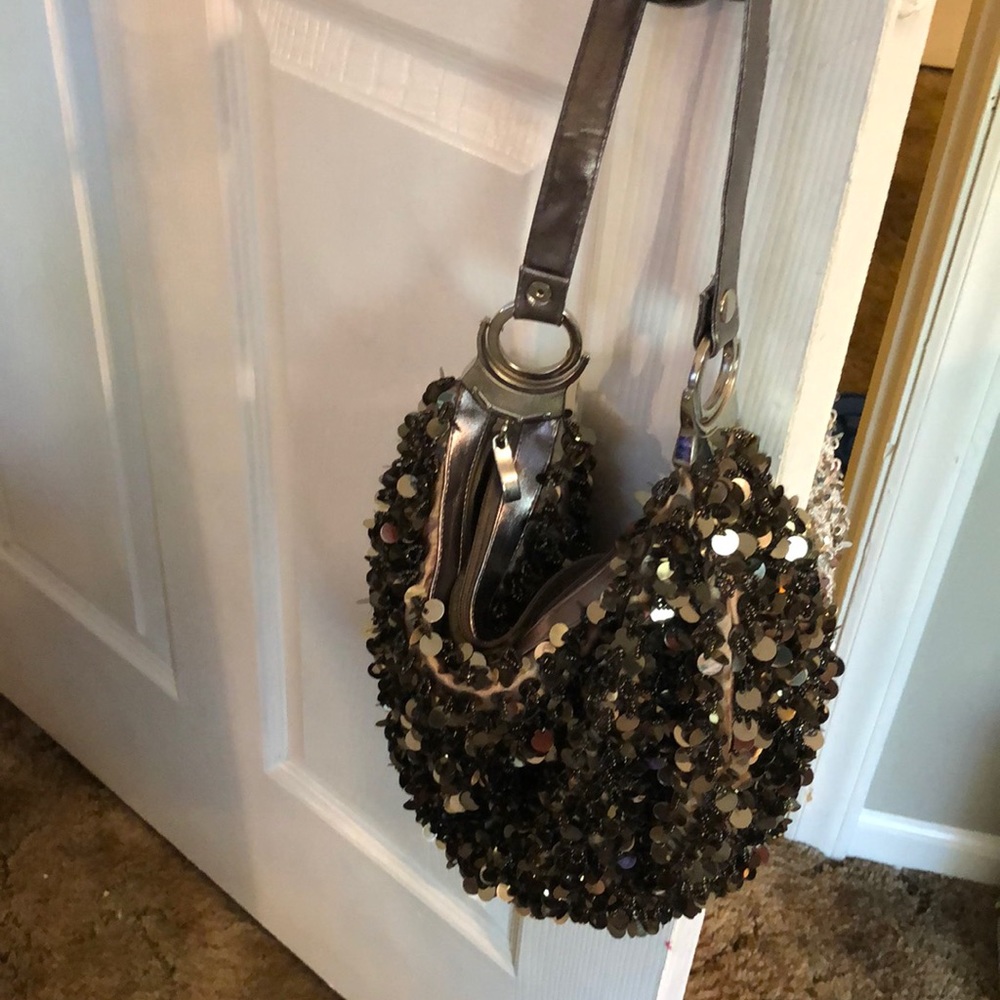 glitter mini bag